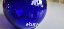 NYC LINES Cobalt Blue Dietz Vesta Globe for Railroad Lantern New York Central