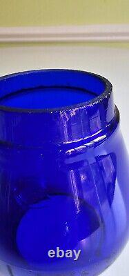 NYC LINES Cobalt Blue Dietz Vesta Globe for Railroad Lantern New York Central