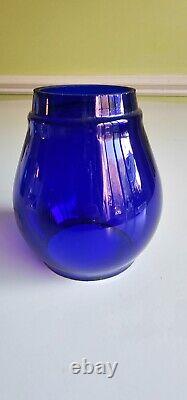 NYC LINES Cobalt Blue Dietz Vesta Globe for Railroad Lantern New York Central