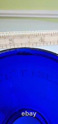 NYC LINES Cobalt Blue Dietz Vesta Globe for Railroad Lantern New York Central