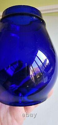 NYC LINES Cobalt Blue Dietz Vesta Globe for Railroad Lantern New York Central