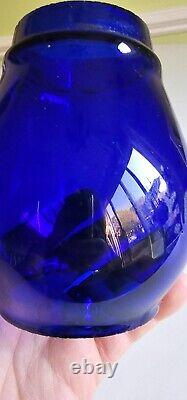 NYC LINES Cobalt Blue Dietz Vesta Globe for Railroad Lantern New York Central