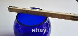 NYC LINES Cobalt Blue Dietz Vesta Globe for Railroad Lantern New York Central