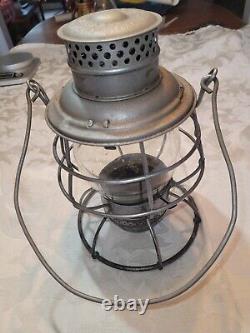 NYNH&H RR Lantern With Cast Globe New Haven Railroad