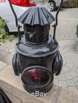Nevada Copper Belt Adams & Westlake Railroad Switch Lamp Lantern Very Nice