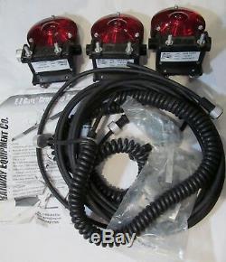 New Reco Railroad Ez Gate Crossing Arm 3-light Red Led Light Set With Cables