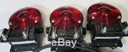 New Reco Railroad Ez Gate Crossing Arm 3-light Red Led Light Set With Cables