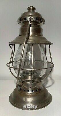 New York & Boston Air Line Presentation Bell Bottom Railroad Lantern