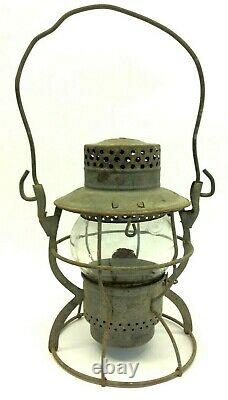 New York Central NYCS Kerosene No. 999 Railroad Lantern Lamp CNX Globe