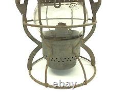 New York Central NYCS Kerosene No. 999 Railroad Lantern Lamp CNX Globe