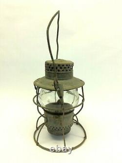 New York Central NYCS Kerosene No. 999 Railroad Lantern Lamp CNX Globe