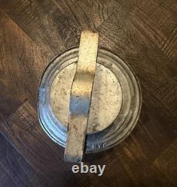 New York Central Railroad Police Barricade Lantern Red Cast Nycrr Globe