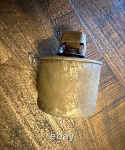 New York Central Railroad Police Barricade Lantern Red Cast Nycrr Globe