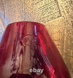 New York Central Railroad Police Barricade Lantern Red Cast Nycrr Globe