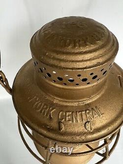 New York Central Railroad vintage Dietz kerosene Brakeman's lamp No. 6