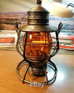 New York Hew Haven & Hartford Railroad Lantern A&w Company Nynh&hrr 1883
