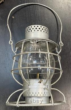 New York New Haven Hartford Railroad Dietz 39 Vulcan Lantern w Clear Cast Globe