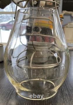New York New Haven Hartford Railroad Dietz 39 Vulcan Lantern w Clear Cast Globe