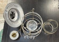 New York New Haven Hartford Railroad Dietz 39 Vulcan Lantern w Clear Cast Globe