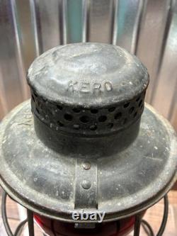 Newburg & South Shore Railroad Adlake Kero 2-56 Lantern Red Lamp / USA Canada