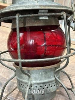 Newburg & South Shore Railroad Adlake Kero 2-56 Lantern Red Lamp / USA Canada