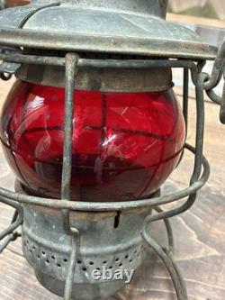 Newburg & South Shore Railroad Adlake Kero 2-56 Lantern Red Lamp / USA Canada