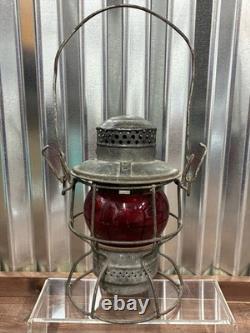 Newburg & South Shore Railroad Adlake Kero 2-56 Lantern Red Lamp / USA Canada