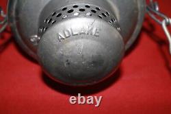 Nice Weighted Grand Trunk Western Railroad Lantern With Clear Etched Gtw Globe