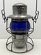 Nickel Plate Road NKP Adlake Kero Railroad Lantern Cobalt Blue Globe