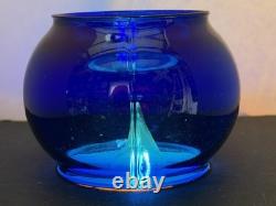 Nickel Plate Road NKP Adlake Kero Railroad Lantern Cobalt Blue Globe