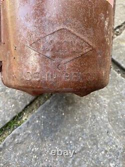 Nicoln Vintage Paraffin Road/Railway Warning Lamp/Lantern Extremely Rare