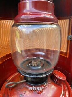 Nicoln Vintage Paraffin Road/Railway Warning Lamp/Lantern Extremely Rare