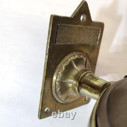 Norfolk & Western Railroad Oil Lamp Sconce Font Tank, Burner by Adams & Westlake