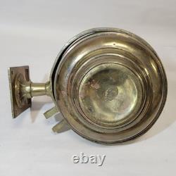 Norfolk & Western Railroad Oil Lamp Sconce Font Tank, Burner by Adams & Westlake
