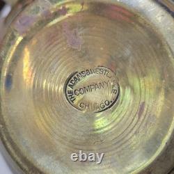 Norfolk & Western Railroad Oil Lamp Sconce Font Tank, Burner by Adams & Westlake