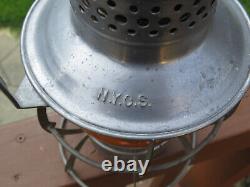 Nycs Amber Globe Dressel Railroad Lantern Looks Unused #1