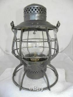 OREGON RAILROAD & NAVIGATION CO. RAILROAD LANTERN Clear Cast OR&N Globe