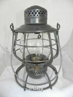 OREGON RAILROAD & NAVIGATION CO. RAILROAD LANTERN Clear Cast OR&N Globe