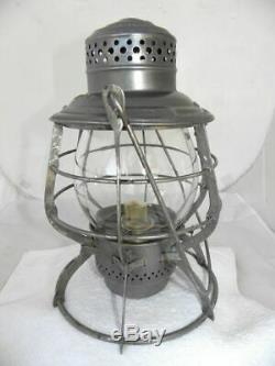 OREGON RAILROAD & NAVIGATION CO. RAILROAD LANTERN Clear Cast OR&N Globe