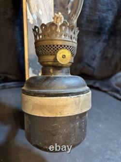 Oil Lamp Vintage DRESSEL Railroad Caboose Bunk Car Train Wall Lamp 18 T