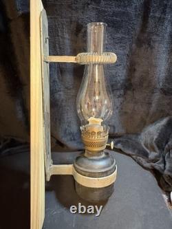 Oil Lamp Vintage DRESSEL Railroad Caboose Bunk Car Train Wall Lamp 18 T