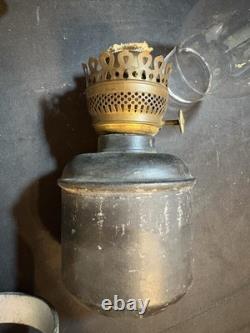 Oil Lamp Vintage DRESSEL Railroad Caboose Bunk Car Train Wall Lamp 18 T
