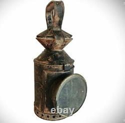 Old 14 Antique Train Railway Light Big Size Iron Lamp/Lantern Collectible India