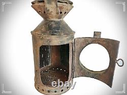 Old 14 Antique Train Railway Light Big Size Iron Lamp/Lantern Collectible India