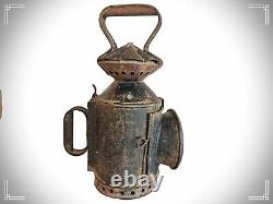 Old 14 Antique Train Railway Light Big Size Iron Lamp/Lantern Collectible India