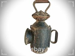 Old 14 Antique Train Railway Light Big Size Iron Lamp/Lantern Collectible India