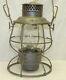 Old Adlake Reliable N&W RR Norfolk & Western Railroad Lantern Embossed Globe
