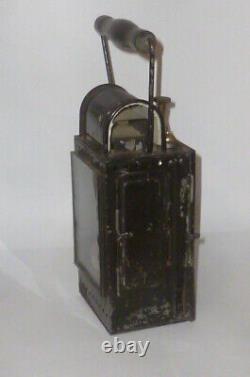 Old Lantern Heinrich Gillet Edenkoben Palatine Karpidlampe Railway Miner's Lamp