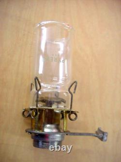 Old Railroad Switch Lamp Long Time Burner & Pyrex Chimney NOS Never Used In Box