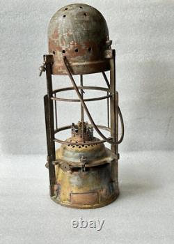 Old Vintage Lr-1 15 CIVIL War Period Signal Railway Train Oil Lantern /lamp